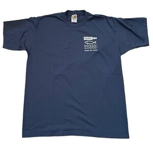 Vintage 1990s “RespecTEEN Chicago River Rescue” Navy Blue Tee Shirt